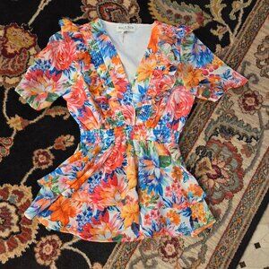 Hale Bob Janice Chiffon Top